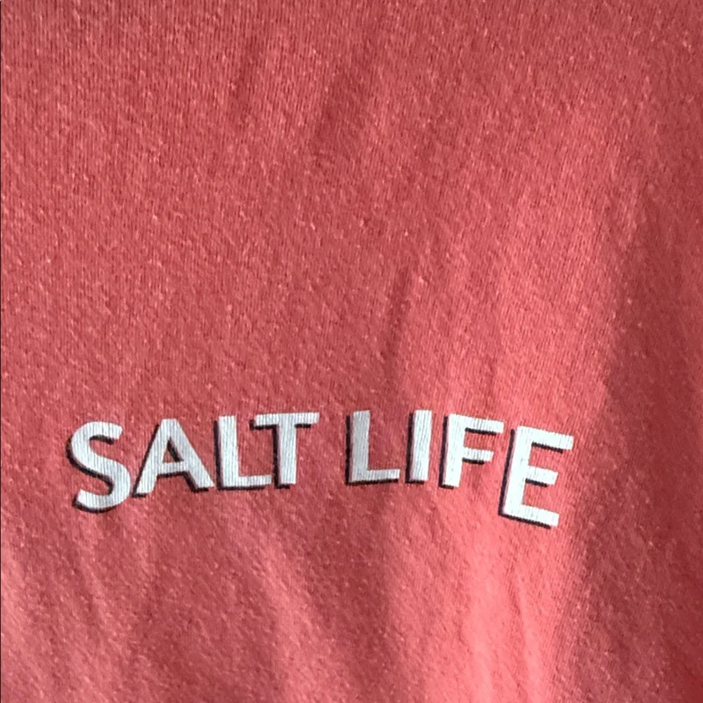 Salt Life Vibrant Coral Long Sleeve Tee - Picture 2 of 5